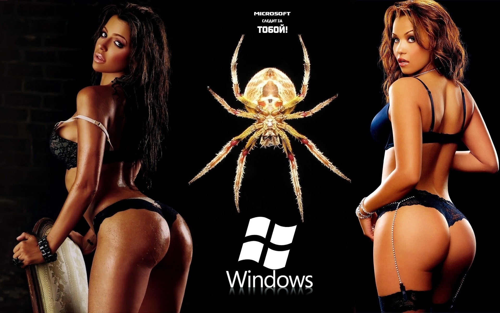 голая девушка тема windows 7 фото 20